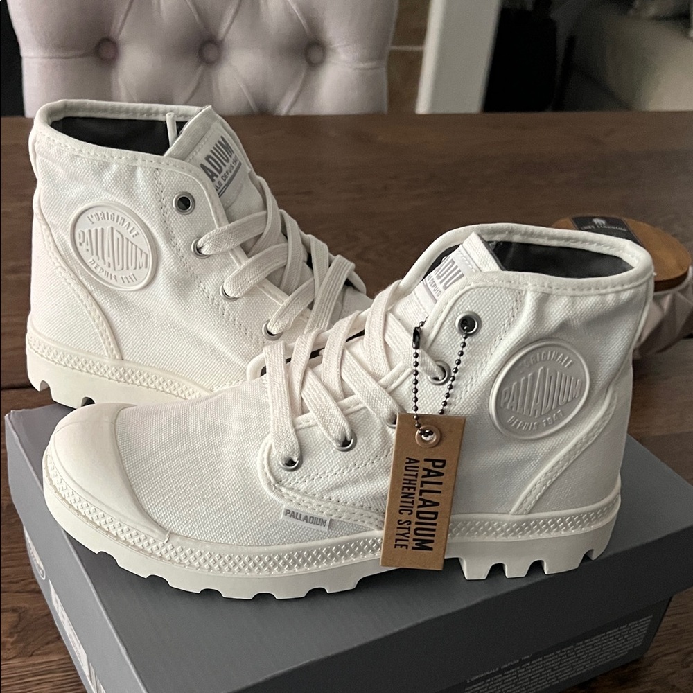 Palladium Women's White High-Top Sneakers